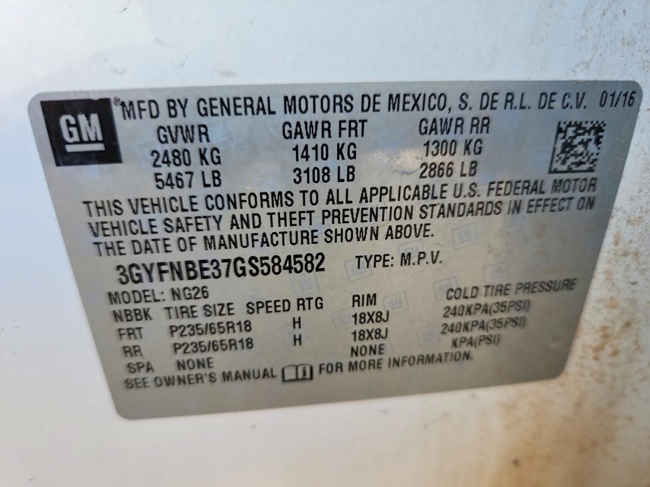 2016 Cadillac Srx Luxury Collection