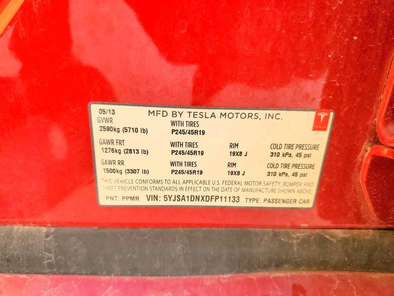 2013 Tesla Model s