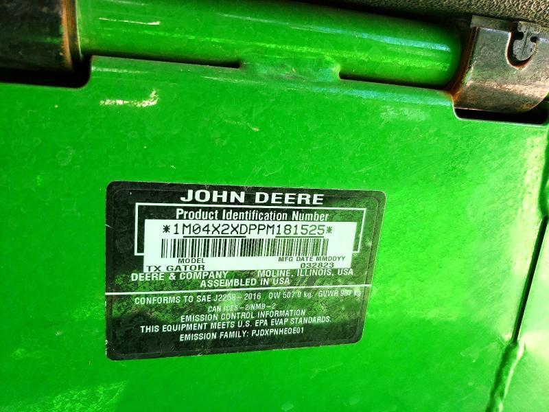 2023 John Deere TX 4X2 Utility Vehicle