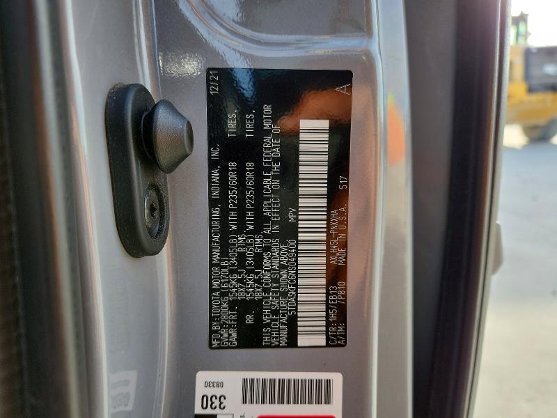 2022 Toyota Sienna xle