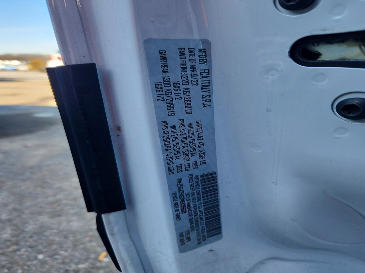 2022 Dodge RAM Promaster City Tradesman