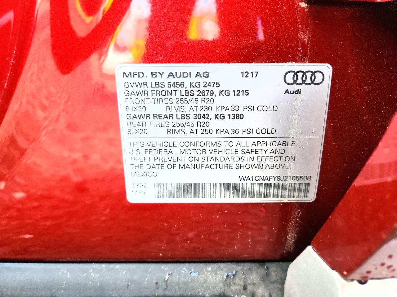 2018 Audi Q5 Prestige