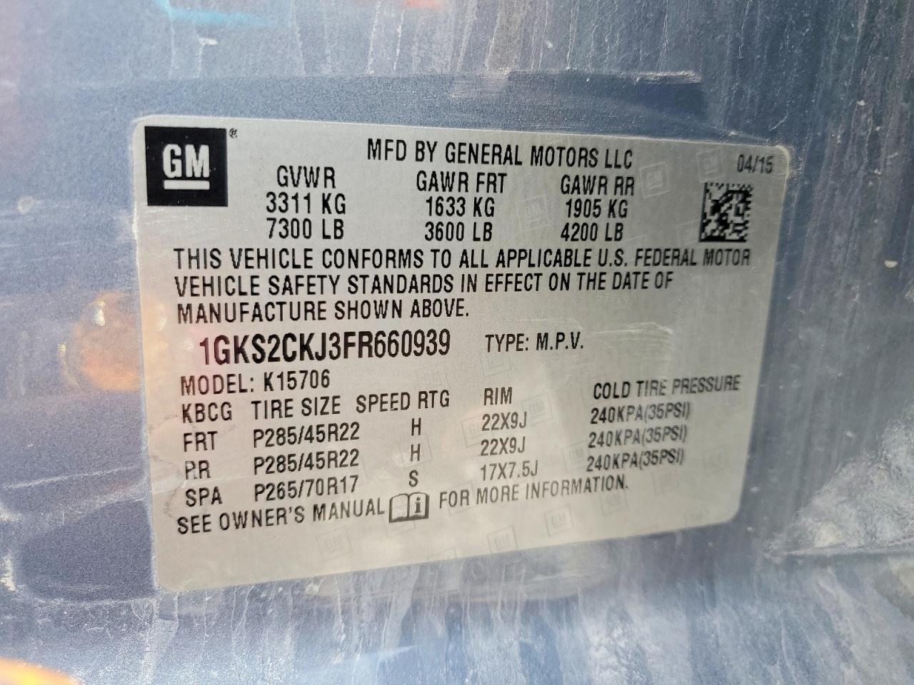 2015 GMC Yukon Denali