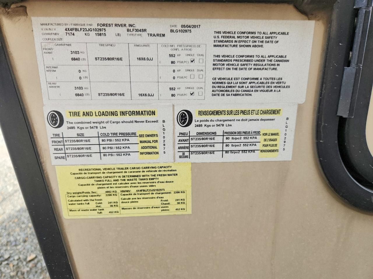 2018 Sandstorm 2018 Forest River Blue Ridge Camper