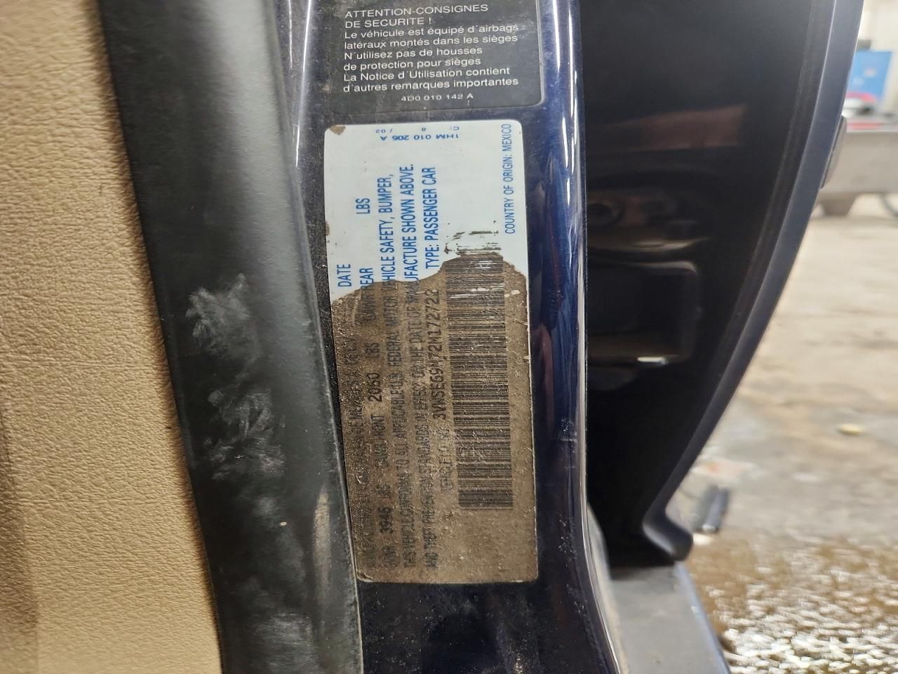 2002 Volkswagen Jetta gls