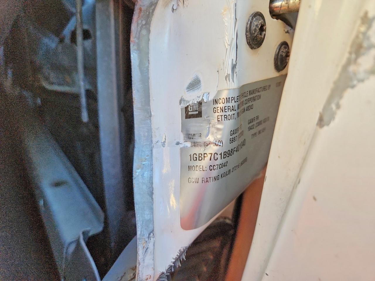 2008 Chevrolet C7500 C7C042