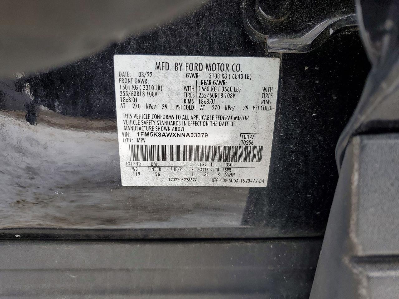 2022 Ford Explorer Police Interceptor