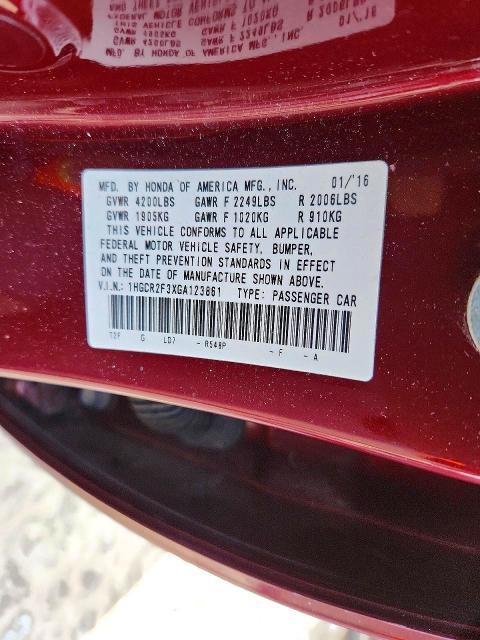 2016 Honda Accord