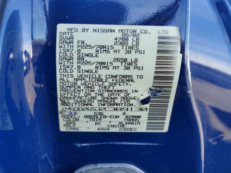 2002 Nissan Frontier Standard