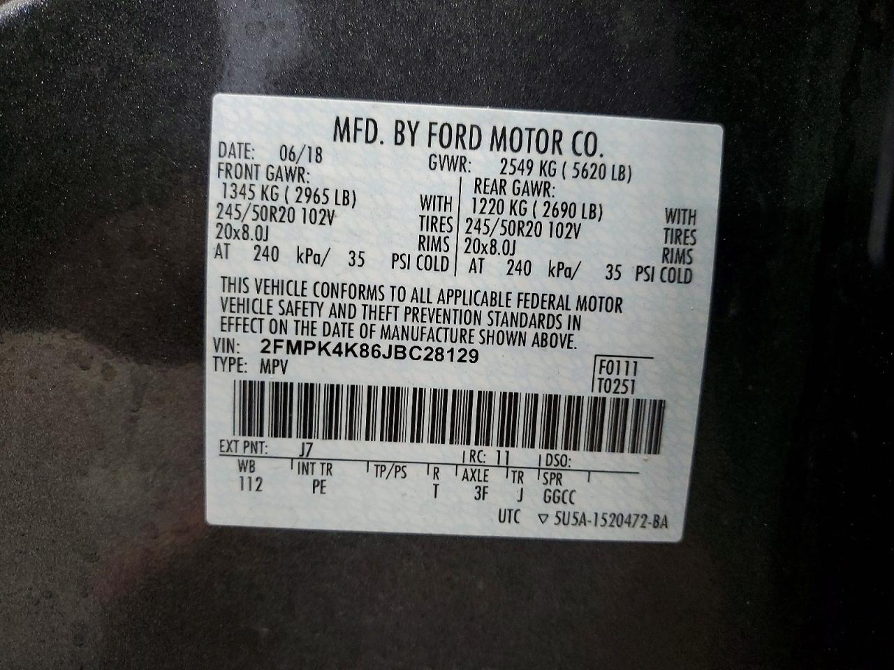 2018 Ford Edge Titanium