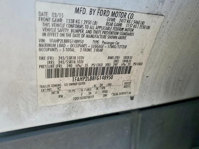 2015 Ford Taurus Police Interceptor