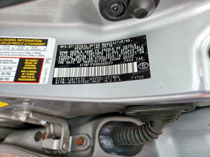 2017 Toyota Camry le