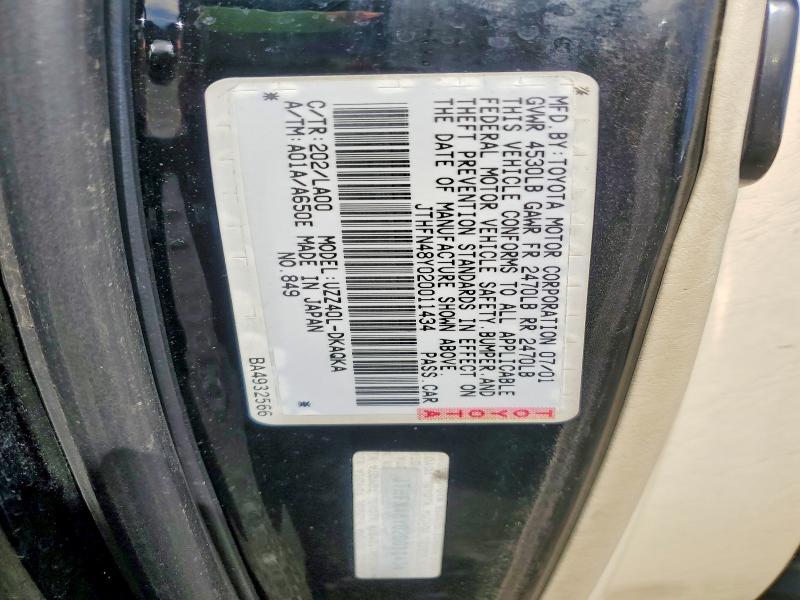 2002 Lexus Sc 430