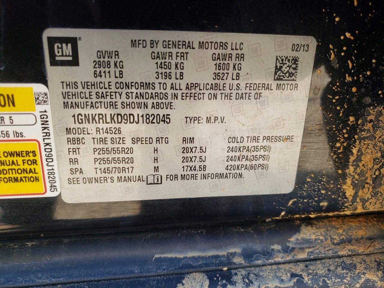 2013 Chevrolet Traverse ltz