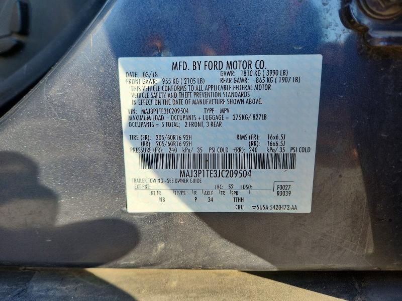 2018 Ford Ecosport se