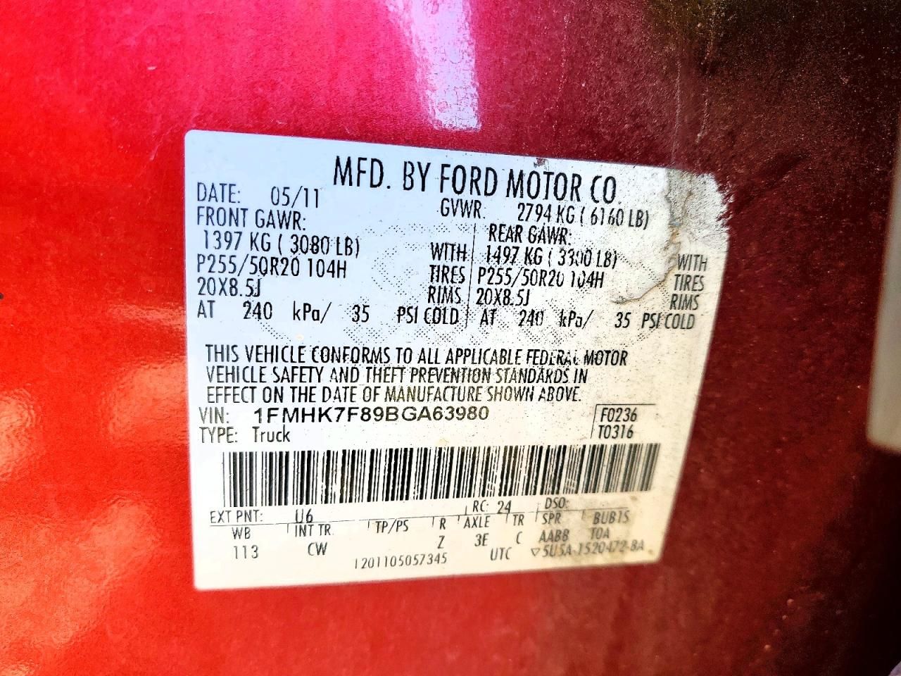 2011 Ford Explorer Limited