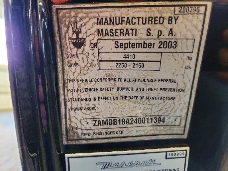 2004 Maserati Spyder Cambiocorsa