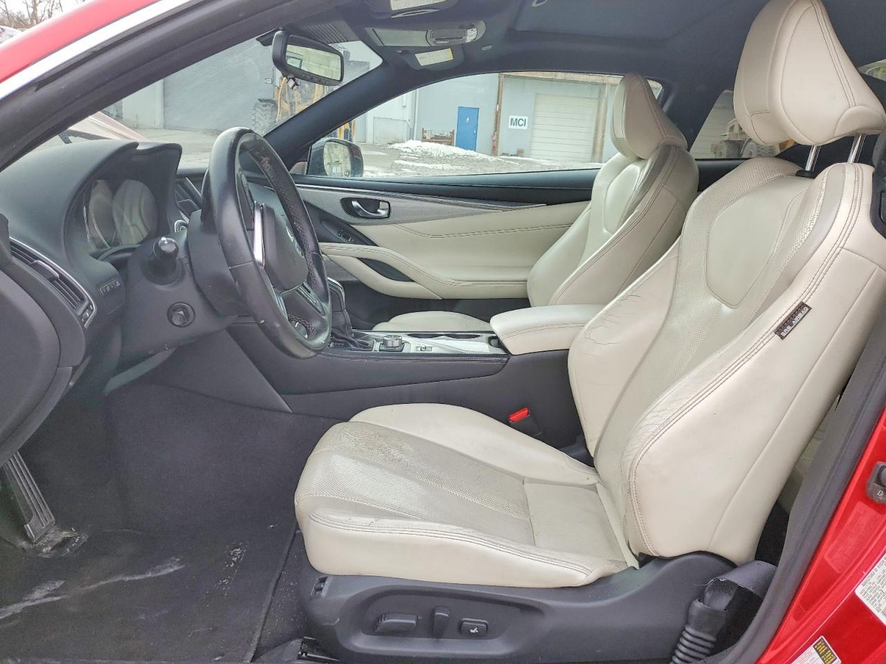 2017 Infiniti Q60 red Sport 400