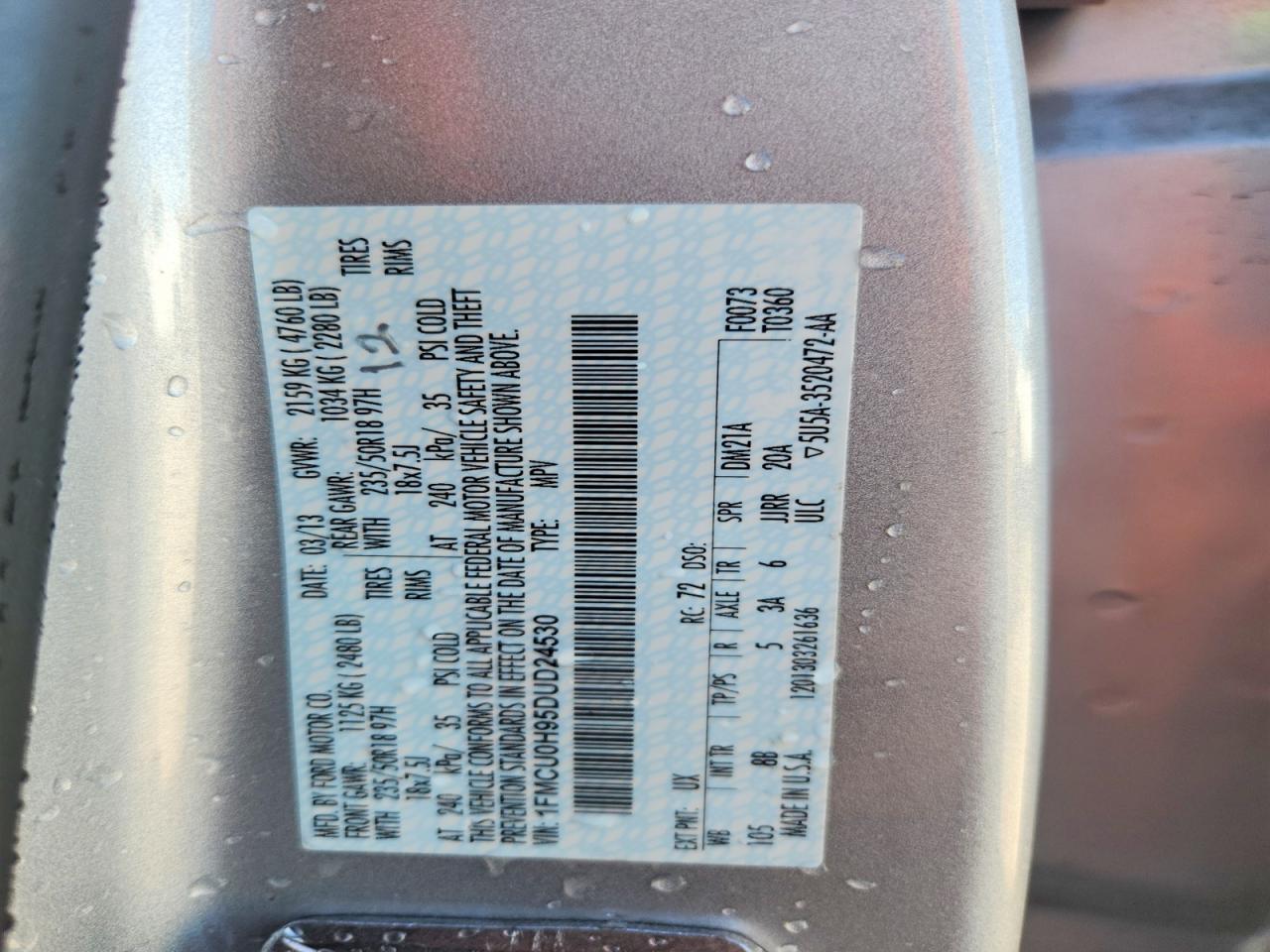 2013 Ford Escape sel