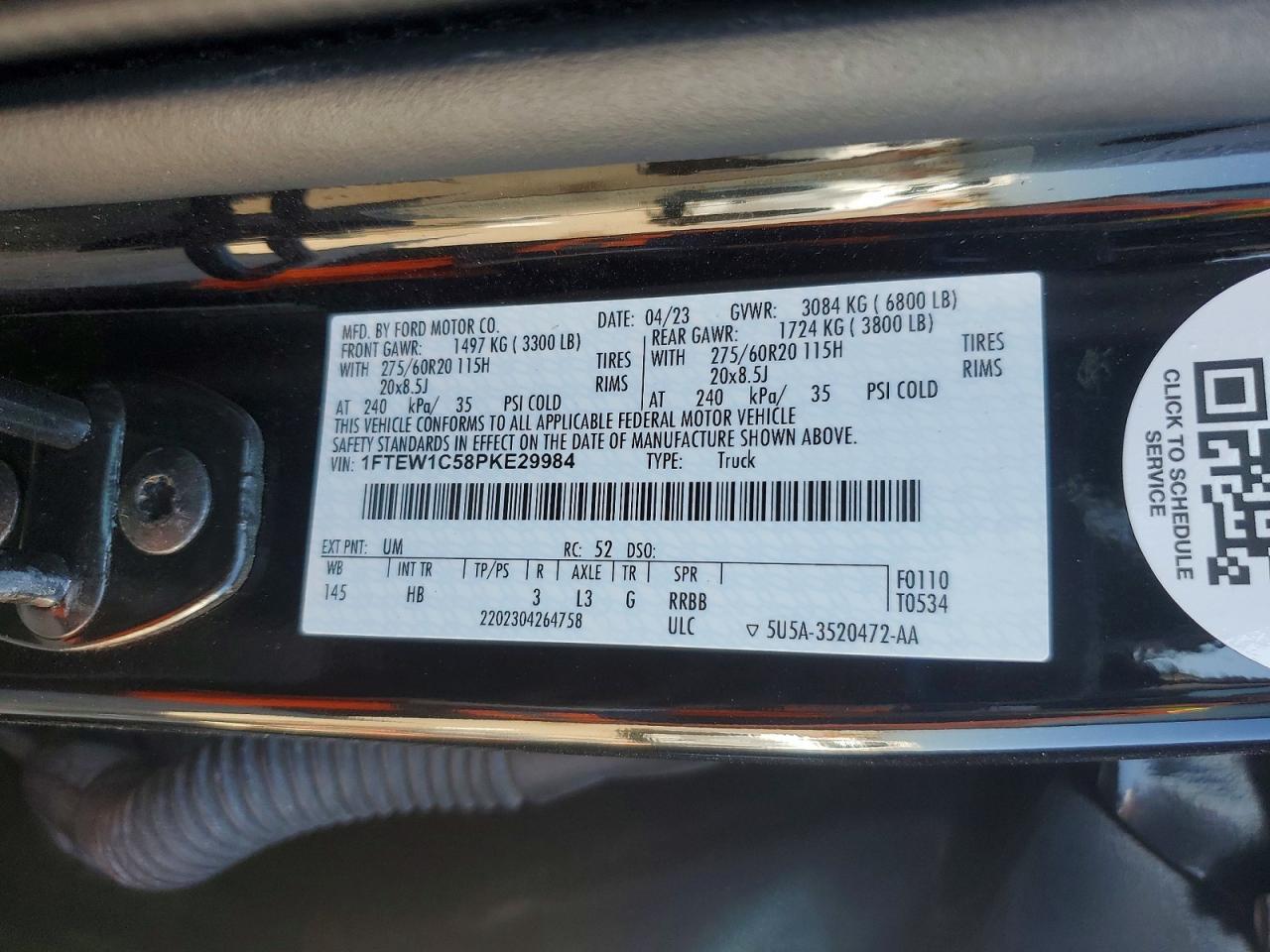 2023 Ford F150 Supercrew