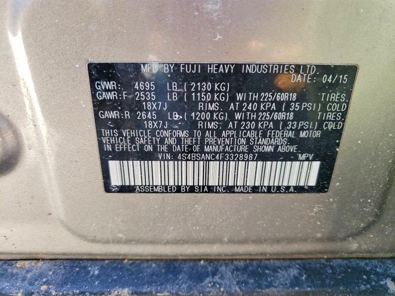 2015 Subaru Outback 2.5i Limited