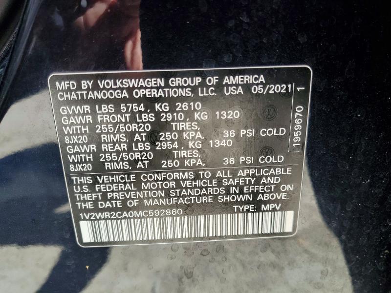 2021 Volkswagen Atlas se