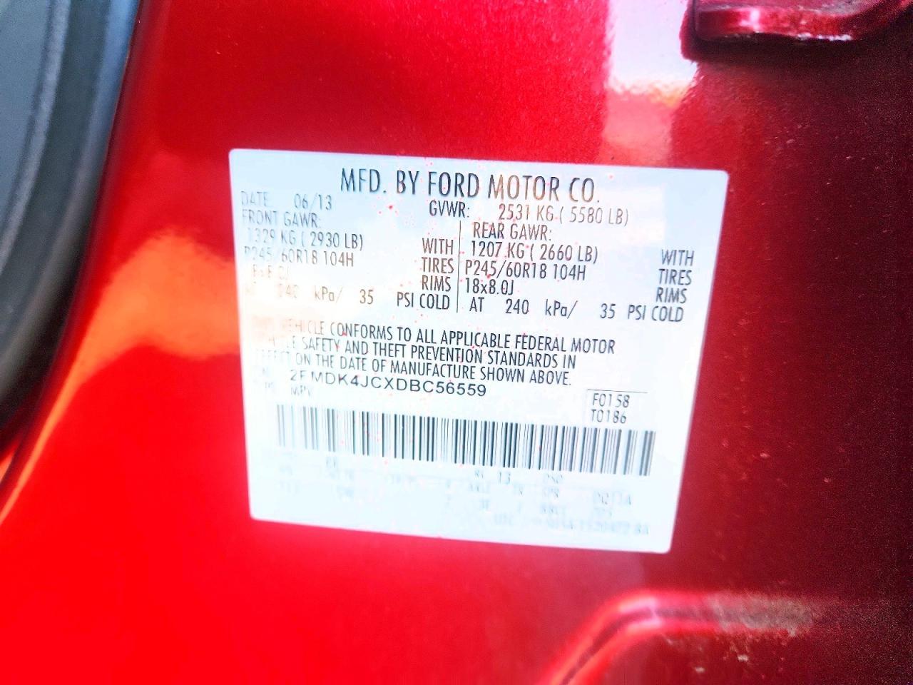2013 Ford Edge sel