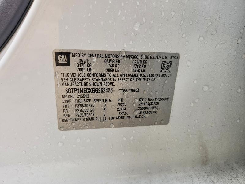 2016 GMC Sierra C1500 SLT