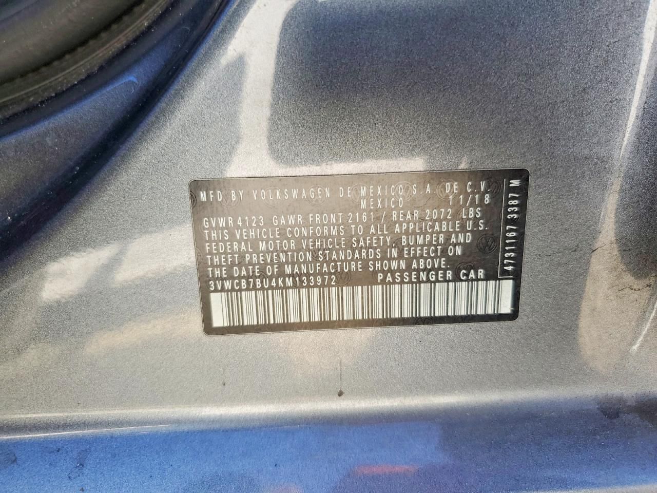 2019 Volkswagen Jetta s