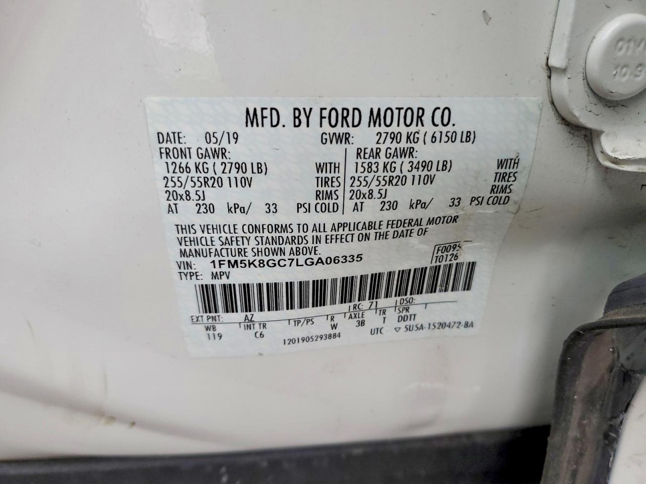 2020 Ford Explorer st