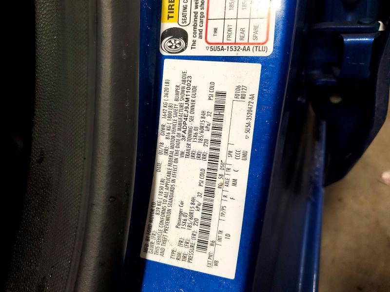 2018 Ford Fiesta se