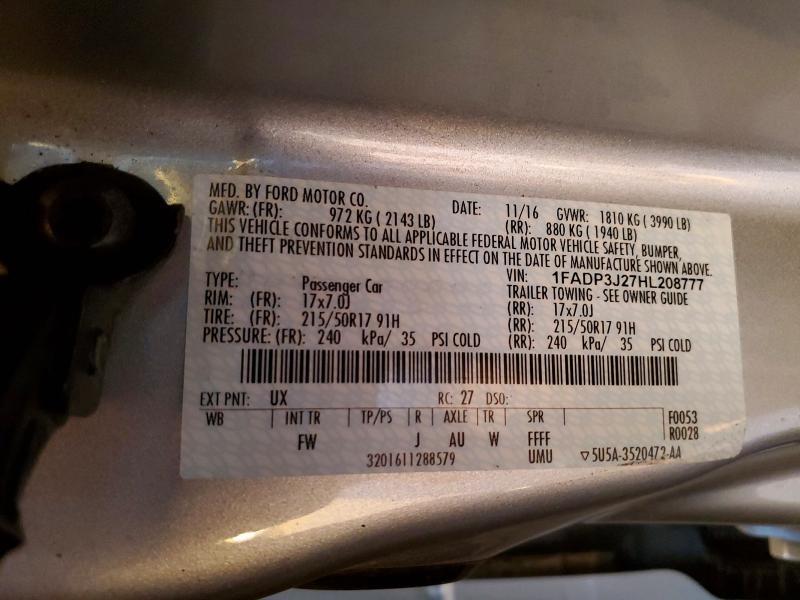 2017 Ford Focus Titanium