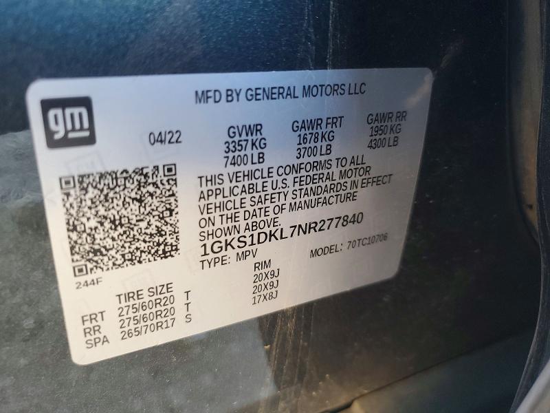 2022 GMC Yukon Denali