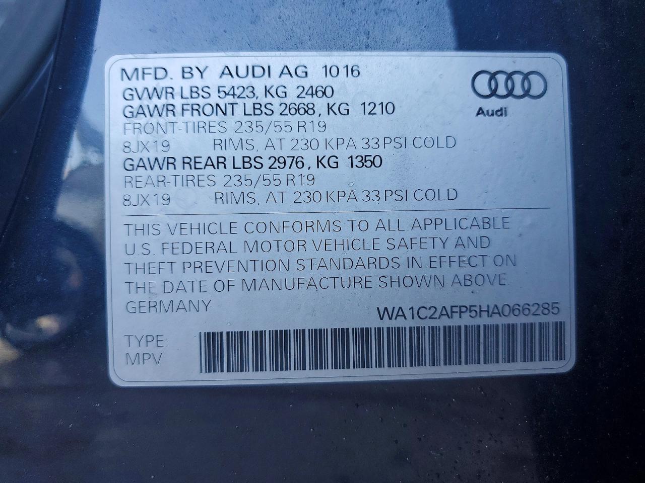 2017 Audi Q5 Premium