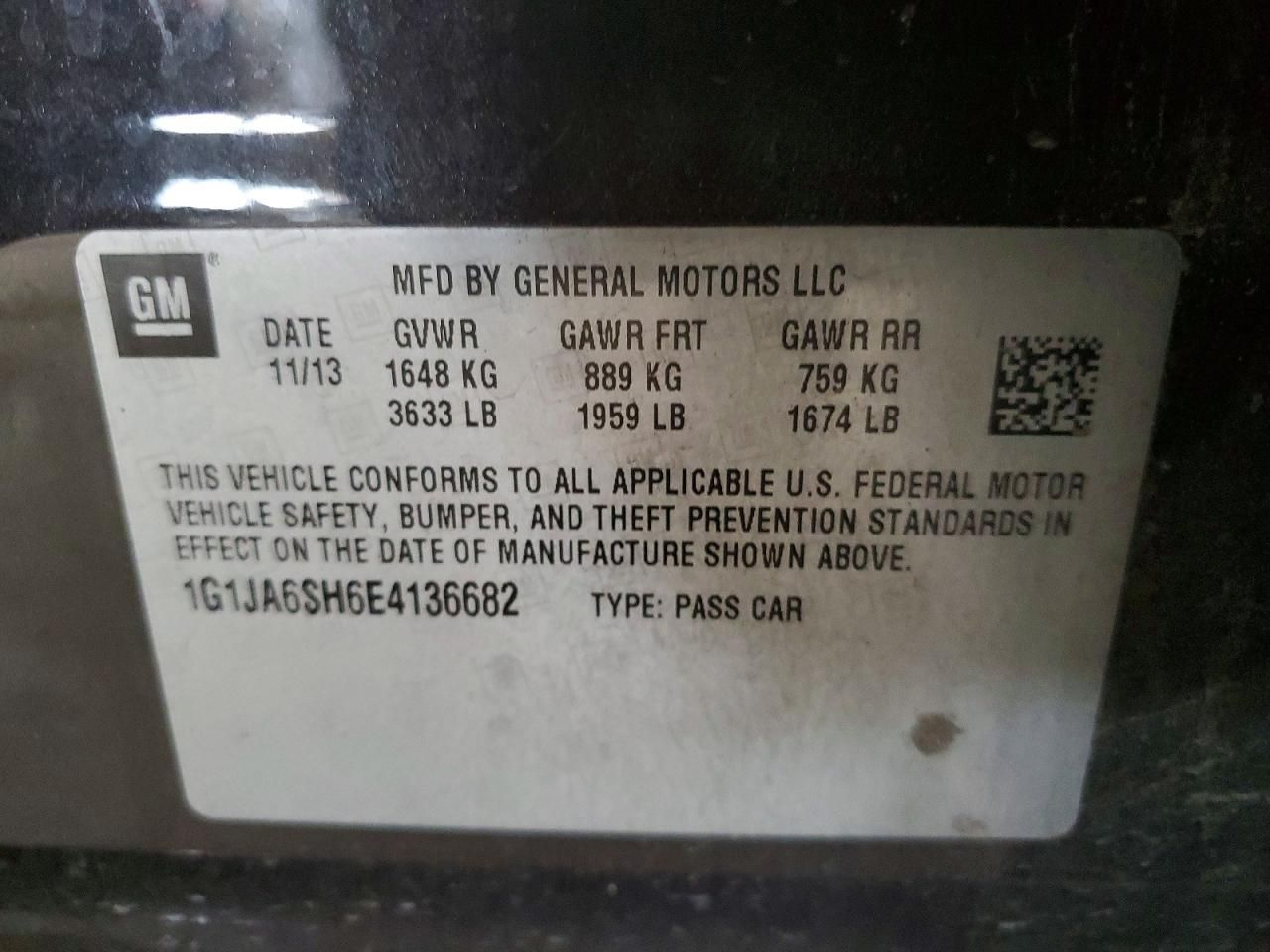 2014 Chevrolet Sonic ls