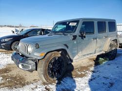 Jeep salvage cars for sale: 2024 Jeep Wrangler Sahara 4XE