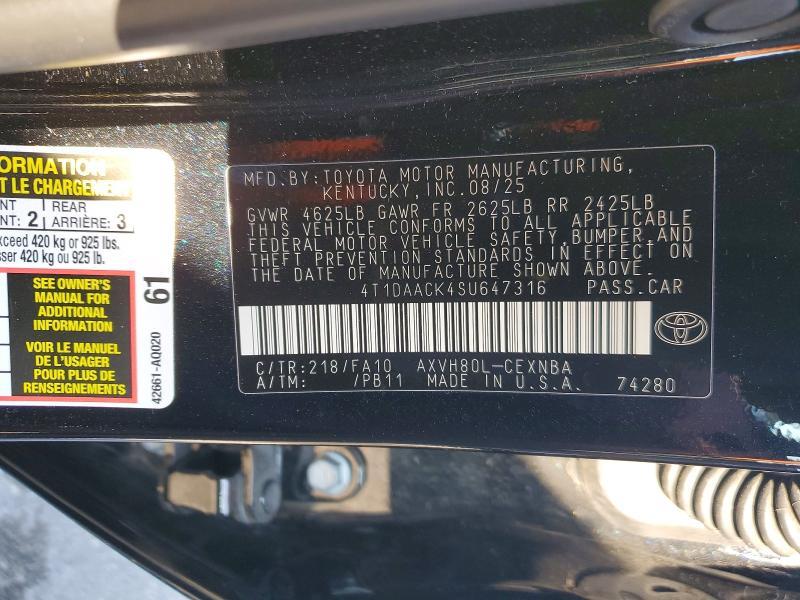 2025 Toyota Camry xse