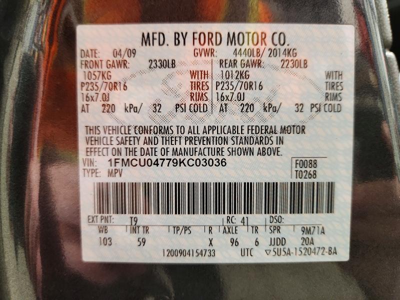 2009 Ford Escape Limited