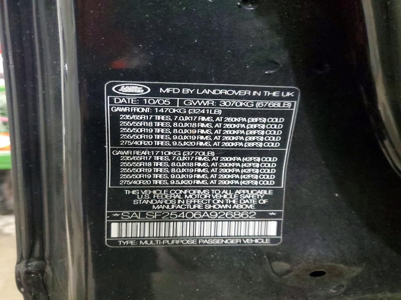 2006 Land Rover Range Rover Sport hse