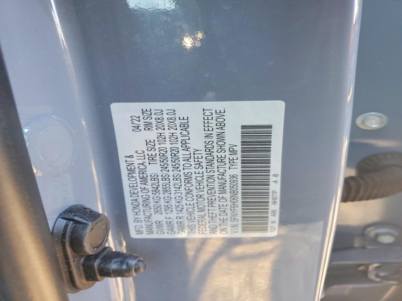2022 Honda Pilot Elite