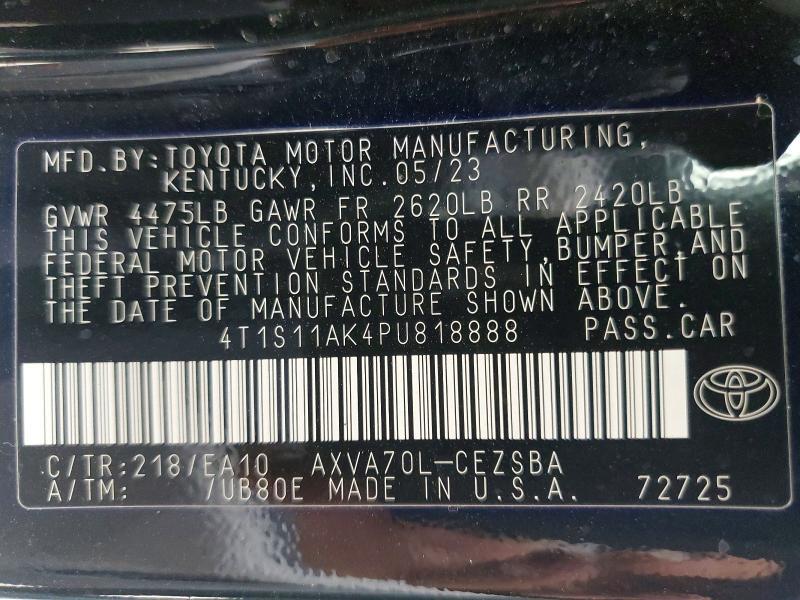 2023 Toyota Camry se Night Shade