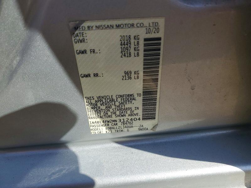 2021 Nissan Altima Platinum