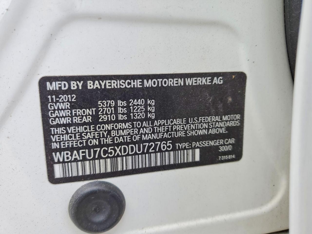 2013 BMW 535 xi