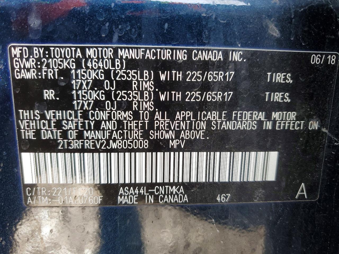 2018 Toyt Rav4 se