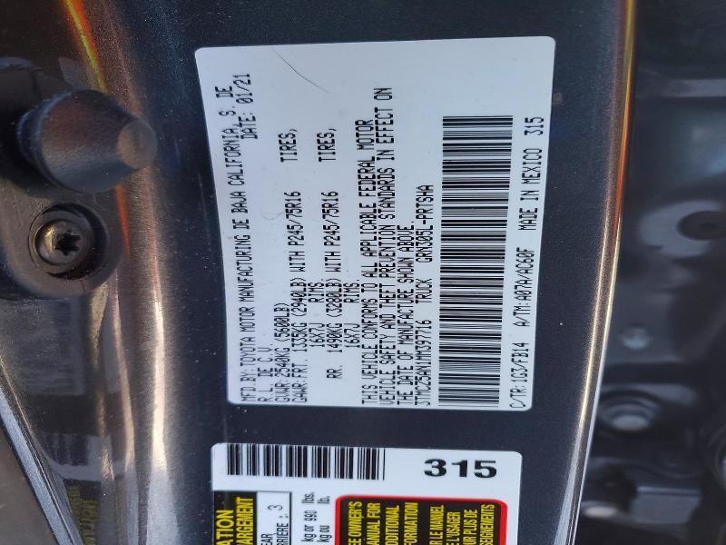 2021 Toyota Tacoma Double cab