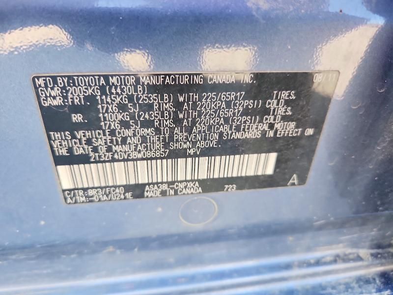 2011 Toyota Rav4 Base