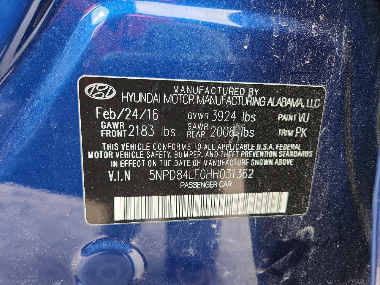 2017 Hyundai Elantra se
