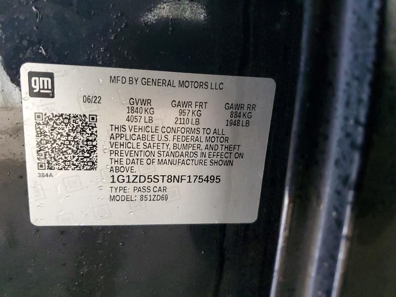 2022 Chevrolet Malibu lt