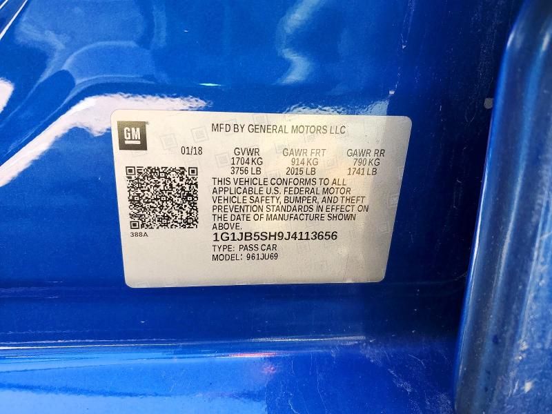 2018 Chevrolet Sonic ls