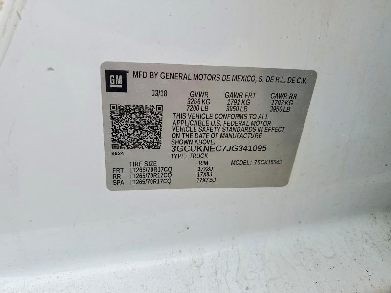 2018 Chevrolet Silverado K1500